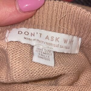 Peach colored sweater